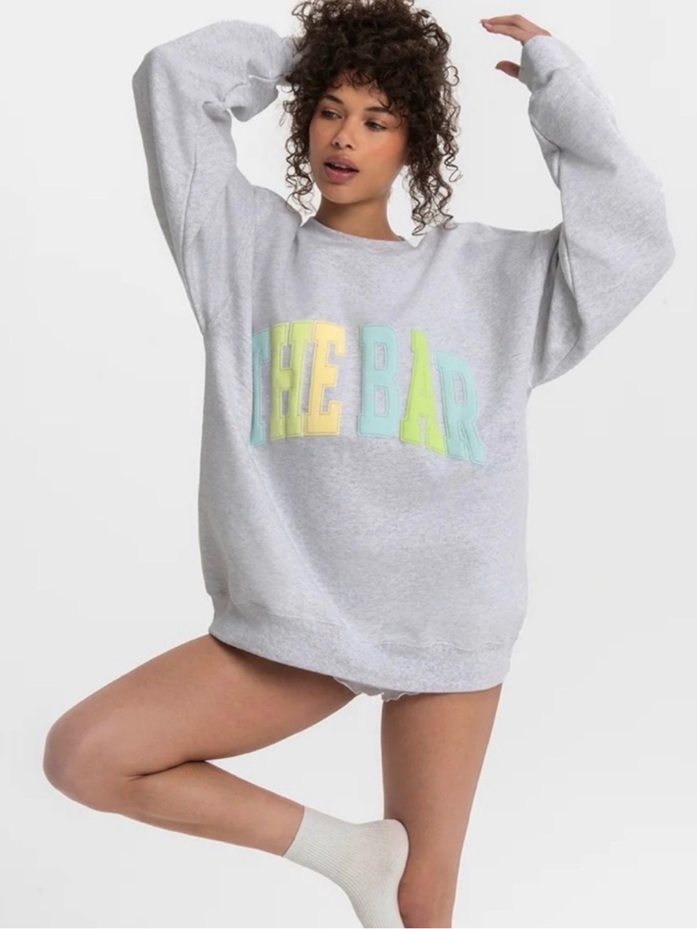 NEW The Bar Varsity Sweatshirt - Citrus
Fade
